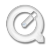 Quicktime - White Gel Icon 48x48 png